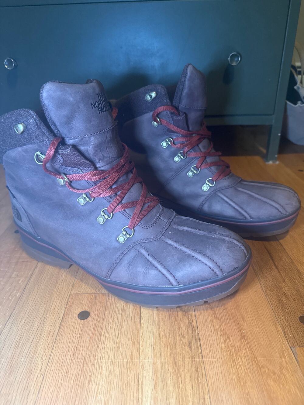 The North Face Heatseeker 200g Waterproof Winter Boots Mens 13 Brwn Leather